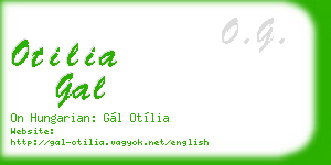 otilia gal business card